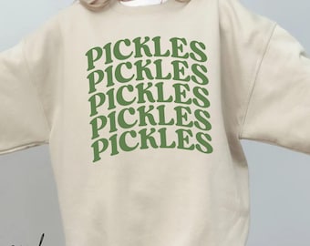 Pickles Sweater Homestead Sweatshirt Pickle Sweatshirt Canning Season Pickle Lover Sweater Pickling Season Gift Pickle Crewneck Funny Pickle