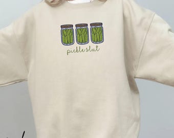 Pickles Sweater Homestead Sweatshirt Pickle Sweatshirt Canning Season Pickle Lover Sweater Pickling Season Gift Pickle Crewneck Funny Pickle