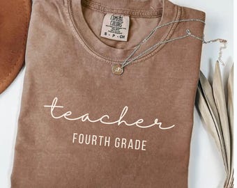 4th Grade Teacher Shirt 4th Grade Shirt Fourth Grade Teacher Shirt Custom Teacher Shirts Back to School Teacher Team Shirts New Teacher Gift