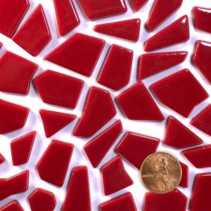 Mosaic Polygon Tiles - 11 Colors - Irregular Glass Shapes by Morjo™ - Half-Pound Bag (Approx 120 pieces)