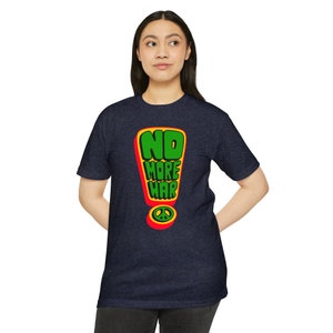 Super Soft No More War Stop Peace Peaceful Protest Ukraine Ethiopia Tigray Freedom Proud Rasta Next level Unisex CVC Jersey T-shirt