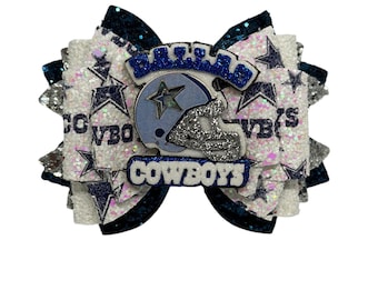 Football Tumbler Straw Bows, Straw Bows, Tumbler Bows, Tumbler Accessories, Straw NLF bow, Cowboys, Texas, Football