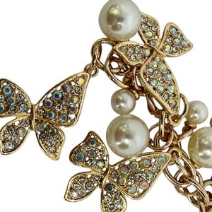 Dije de mariposa dorada brillante para vaso, dijes de mariposas brillantes para bolso, llavero de mariposa de diamantes, dijes de pajita, accesorios para vaso