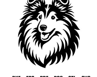 シェットランド シープドッグ Svg、シェルティ シルエット、シェルティ