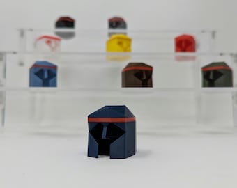 Runescape Med Helm Magnet Set - OSRS Gamer Gift, 3D Printed Decor