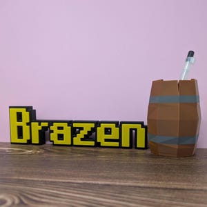 Organizzatore da scrivania Runescape OSRS - Barile, brocca, birra - Portapenne Runescape vecchio stile, portapenne da scrivania, organizzare giochi, regalo, decorazione per la stanza, tazza immagine 16