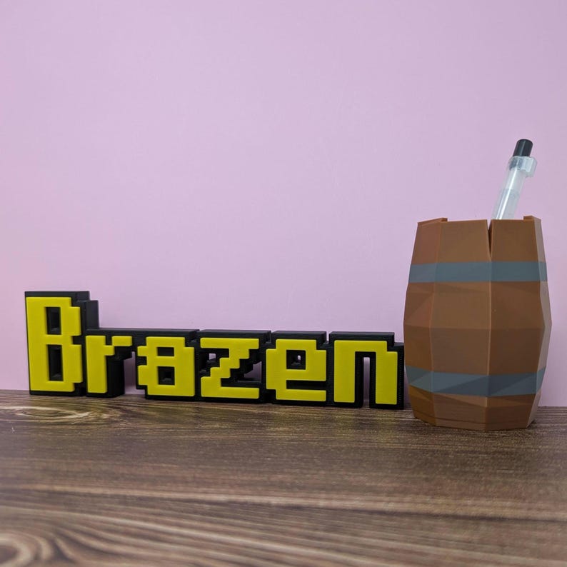 Organizzatore da scrivania Runescape OSRS - Barile, brocca, birra - Portapenne Runescape vecchio stile, portapenne da scrivania, organizzare giochi, regalo, decorazione per la stanza, tazza immagine 16