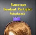 Partyhat Runescape Headset Attachment OSRS decoration streamer Gaming Party Hat crown for game gift for men gamer fancy gift idea rs3 head