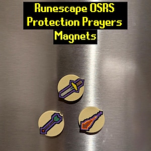 Runescape Keychain OSRS House Protection Prayer Magic Melee Range Keys Keyring Decor gift for men gamer fancy gift idea gaming gifts for him