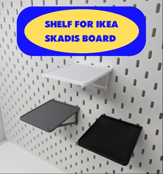IKEA Skadis Pegboard Regal, Minimalist Arbeitsplatz Accessoire Halterung Display Figur Statue Spielzeug Statuette ikea SKÅDIS