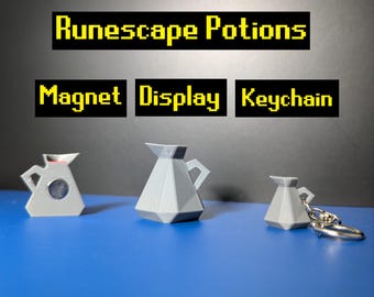 Runescape Jug Figurine – OSRS Game Decor, Magnet or Keychain