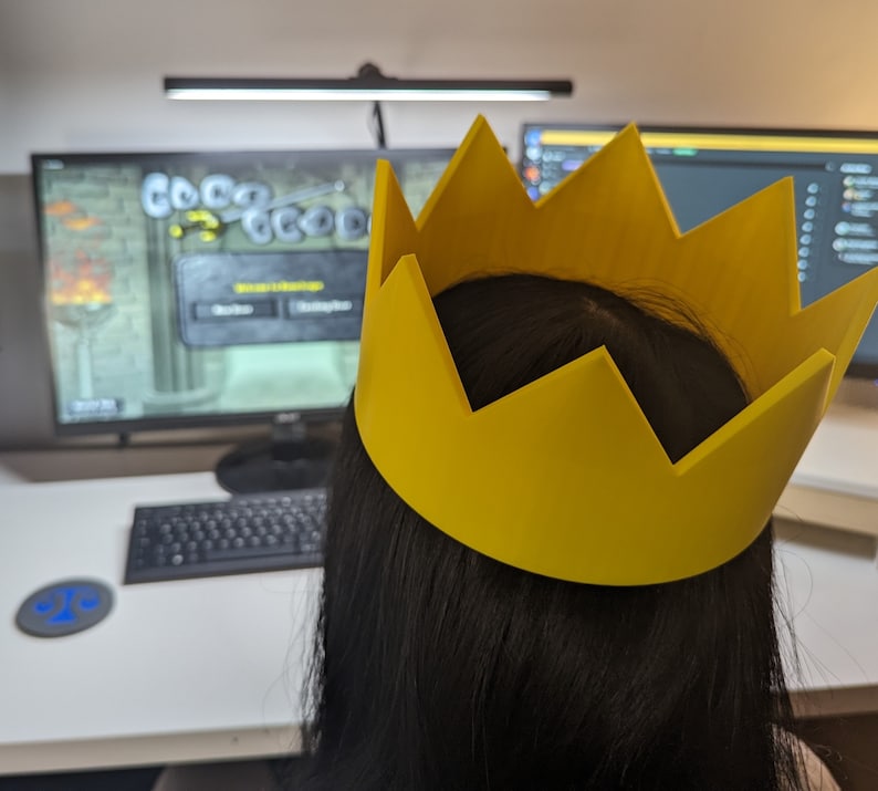 Partyhat Runescape OSRS Gaming Party Hat crown for game room decor gift for men gamer fancy gift idea gaming partyhats rs3 rs present gifts life size cosplay runefest wearable