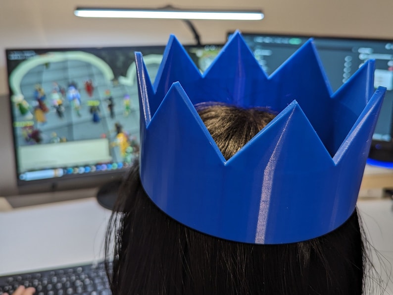 Partyhat Runescape OSRS Gaming Party Hat crown for game room decor gift for men gamer fancy gift idea gaming partyhats rs3 rs present gifts life size cosplay runefest wearable