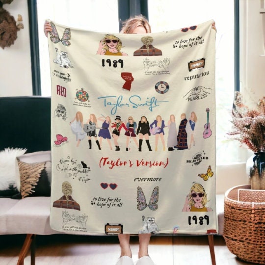 Taylor Swift 1989 Tour Merch Blanket