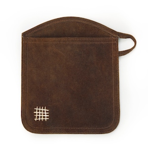 Suede Oven Mitt - Brown