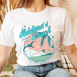Addison's Beach T-Shirt, Addison's Disease Humor, Addison's Humor, Adrenal Insufficiency Clothing, Just Add Salt Shirt, Adrenal Glands Humor