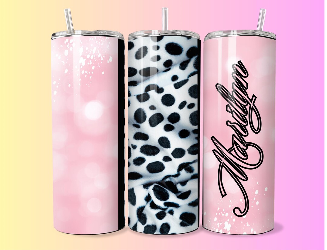 PERSONALIZED 20 Oz Skinny Tumbler With Lid and Straw - Etsy