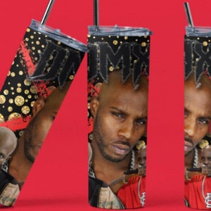 RIP DMX 20 oz Skinny Tumbler With Lid and Straw