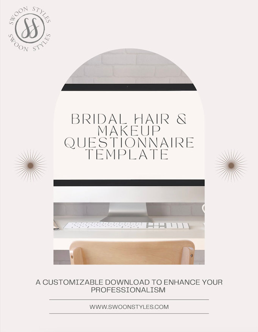 Bridal Hair and Makeup Questionnaire Customizable Templates Etsy UK