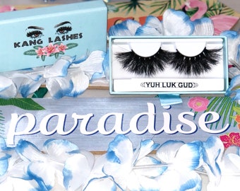 Custom Dramatic Lashes 25mm Mink False Lashes Long Falsies