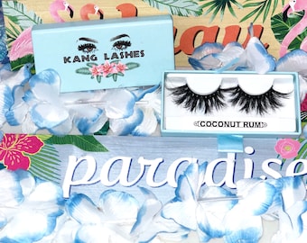 Custom Wispy Lashes 25mm Mink False Lashes Long Falsies