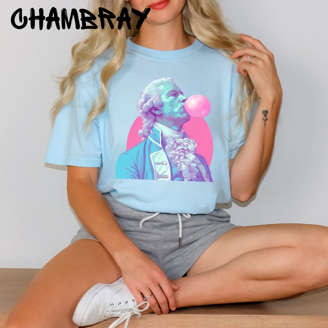 Black Colour May t-shirt bubble gum
