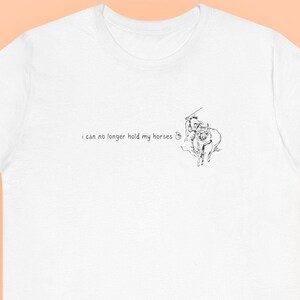 Hold Your Horses Joke Shirt Cowboy Fed Up Parody Western Vintage Tee Ironic Humor TShirt