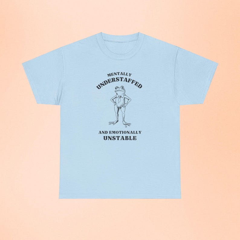 Funny Frog Shirt Weirdcore Clothing Retro Vintage Frog Unstable Graphic TShirt Mental Health Meme Shirt Weird Shirt Oddly Specific Silly Tee image 5