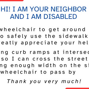 Disability Advocacy Card image 1