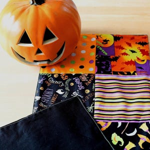 Patchwork Halloween Table Runner