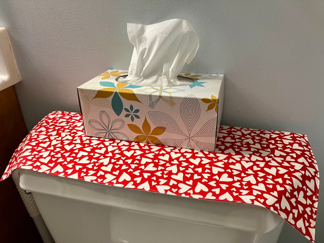 Valentine’s Day Toilet Tank Runner, Toilet Tank Topper, Toilet Tank ...