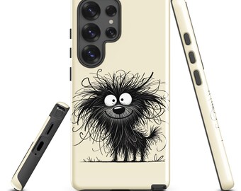 Lustige Hund Samsung Hülle: Schrulliges Pup Art, Schutzhülle für das Handy