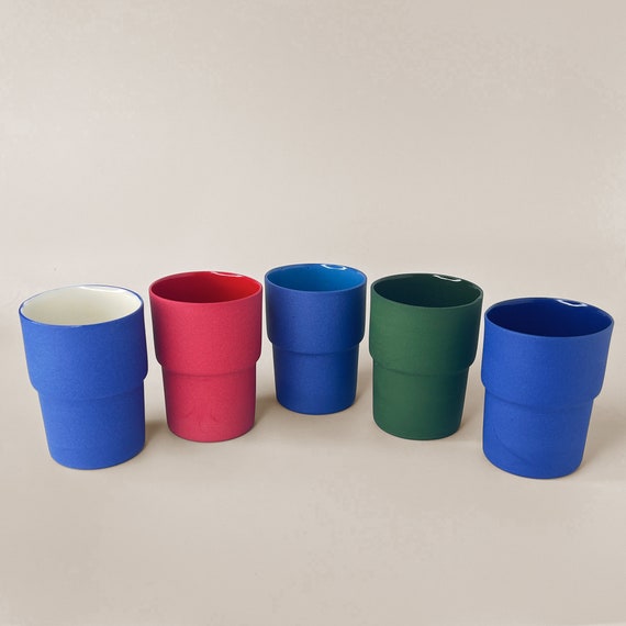 CERAMIC ESPRESSO CUP, Grateful Coffee Mug, Ceramic Coffee Mug In 6 Different Colors For Kitchen Decor, Handleless Mug, High Quality Mug