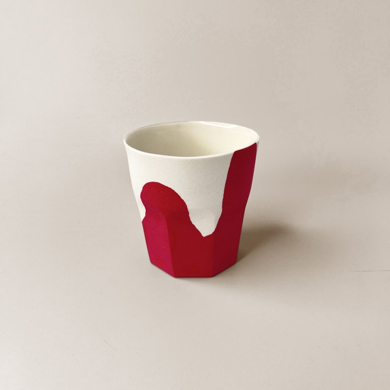 Mug Without Handle, Ceramic Coffee Cup, Pottery Wine Cup, Outdoor Coffee Mug, Everyday Coffee Mug, Two Tone Coffee Mug, Office Tea Cup, Handleless Mug, Joy Coffee Mug, Drinking Mugs, Stylish Coffee Mug, Rounded Mug, Ceramic Tumbler