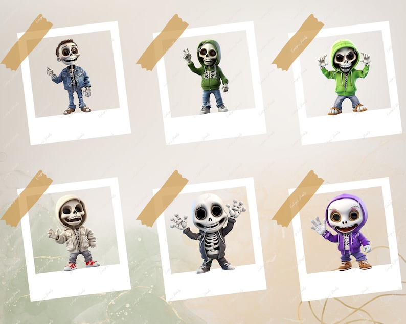 This page shows 6 exemplar images included as part of the bundle.