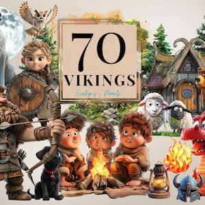 Viking clipart Viking schepen png Viking huis clipart dieren png draken clipart Viking cartoon png boerderij | Clipart transparant voor commercieel gebruik