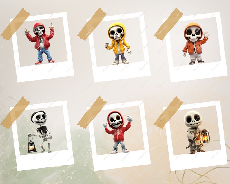 This page shows 6 exemplar images included as part of the bundle.