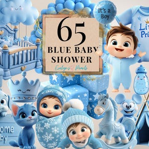 Clipart de baby shower bleu C'est un garçon des cliparts sexe révèlent PNG Clipart anniversaire bébé garçon chambre d'enfant PNG | Clipart à usage commercial transparent