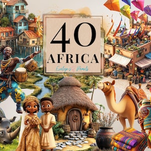 Africa PNG Cultura africana Clipart Monumenti famosi PNG Clipart Viaggi per le vacanze Cammello PNG Clipart Cibo Clipart Bandiera africana / Uso commerciale Clipart