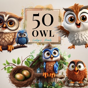 Imágenes prediseñadas de búho, imágenes prediseñadas de búho lindo, imágenes prediseñadas de aves, aves del bosque PNG, imágenes prediseñadas de animales del bosque, aves nocturnas PNG, imágenes prediseñadas de uso comercial transparente
