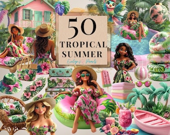 Tropical Summer Clipart Tropical Island PNG Nature Clipart tropical Beach PNG Summer Clipart Travel PNG | Commercial Use Clipart Transparent