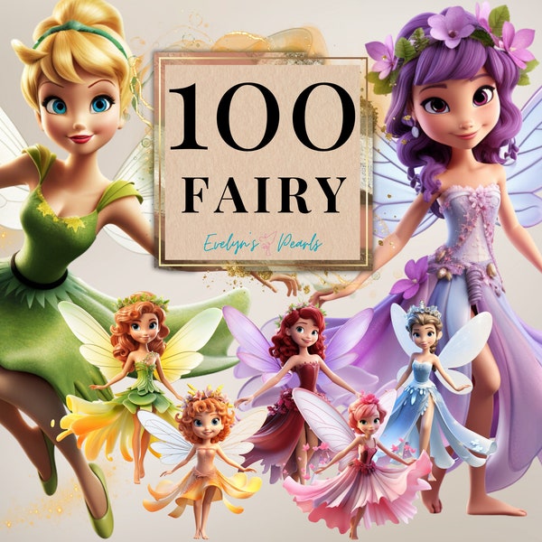 Fairy Clipart Fairy Tale Clipart Children's Party PNG Magical Clipart Fairy PNG Fantasy Clipart Enchanted Fairy PNG | Commercial Use Clipart