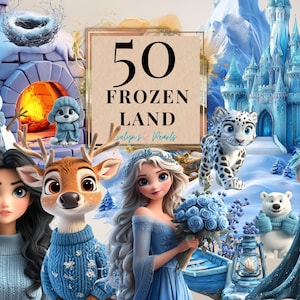 Clipart de invierno, tierra congelada PNG, acogedor invierno, clipart festivo, decoración de vacaciones, clipart, diario PNG, muñeco de nieve / uso comercial, clipart transparente