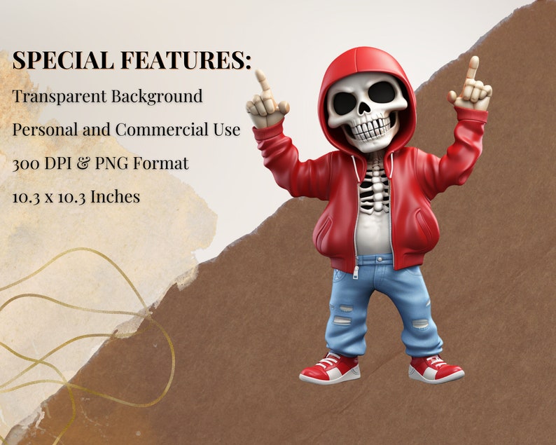 This page shows the features of the clipart. Each image has a transparent background, is suitable for personal or commercial use, is upscaled to 300 DPI, is in PNG format and measures 10.3 by 10.3 inches.