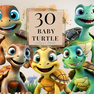 Schildkröte Clipart Niedliche baby Schildkröte PNG Cartoon Schildkröte Clipart Waldtier PNG Waldtier Clipart | Kommerzielle Nutzung Clipart Transparent