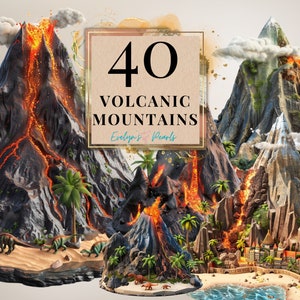 Imágenes Prediseñadas de volcán Montaña volcánica Imágenes Prediseñadas Isla Imágenes Prediseñadas Plantas PNG Naturaleza Clipart Bosque PNG Volcán / Uso comercial Imágenes Prediseñadas Transparente