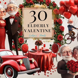 Imágenes prediseñadas de pareja de ancianos, imágenes prediseñadas de pareja de ancianos, linda pareja de ancianos felices PNG, abuelos románticos PNG, romance dulce / uso comercial Clipart