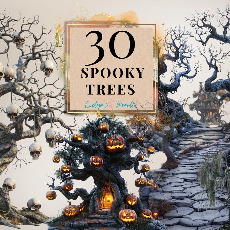 Spooky Tree Transparent - Etsy