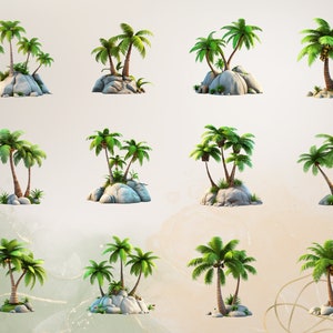 Palm Tree Clipart Desert Tree PNG Desert Plant Clipart Desert PNG Tropical Clipart Nature PNG Nursery | Commercial Use Clipart Transparent image 5