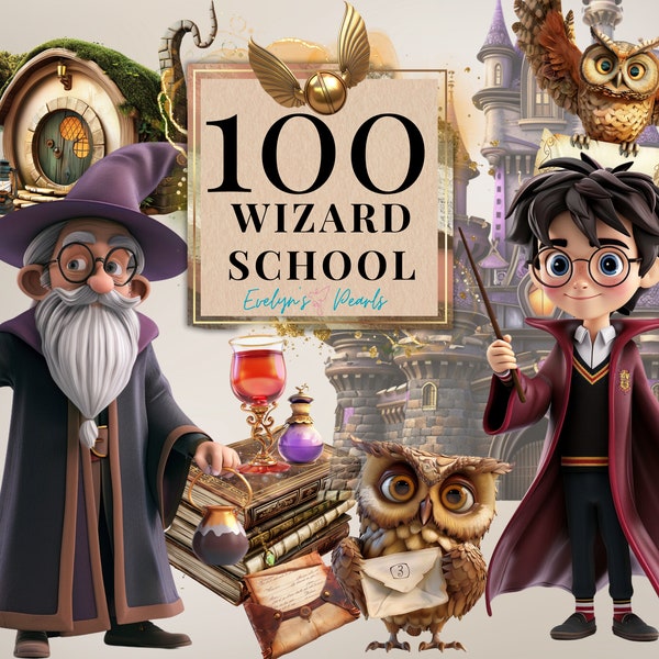 Wizard Clipart Wizard School PNG Spooky Clipart Magical School PNG Magic Clipart Cartoon Clipart Fantasy |Commercial Use Clipart Transparent